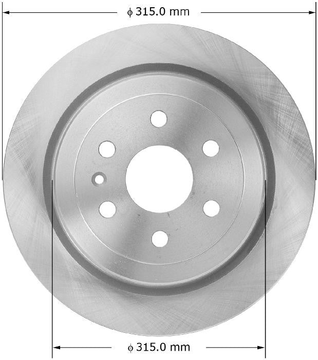 BENDIX PREMIUM DRUM AND ROTOR Disc Brake Rotor PRT5972