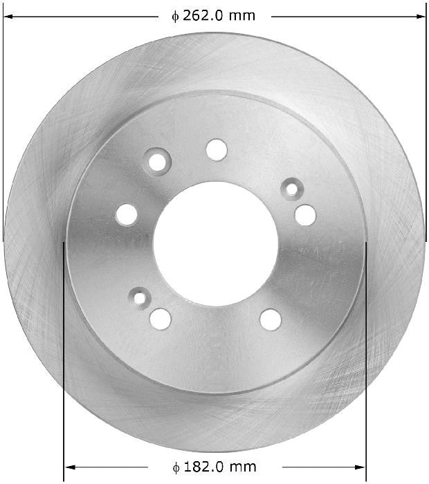 BENDIX PREMIUM DRUM AND ROTOR Disc Brake Rotor PRT5976