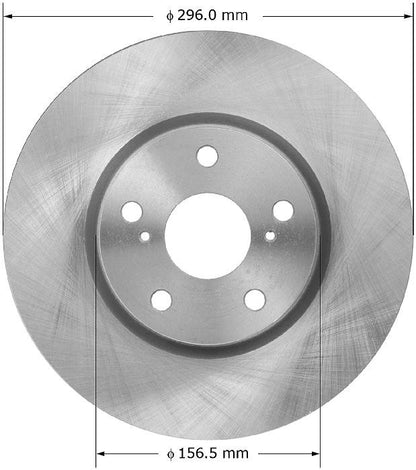 BENDIX PREMIUM DRUM AND ROTOR Disc Brake Rotor PRT5981
