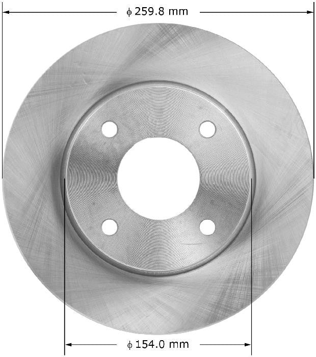 BENDIX PREMIUM DRUM AND ROTOR Disc Brake Rotor PRT5983