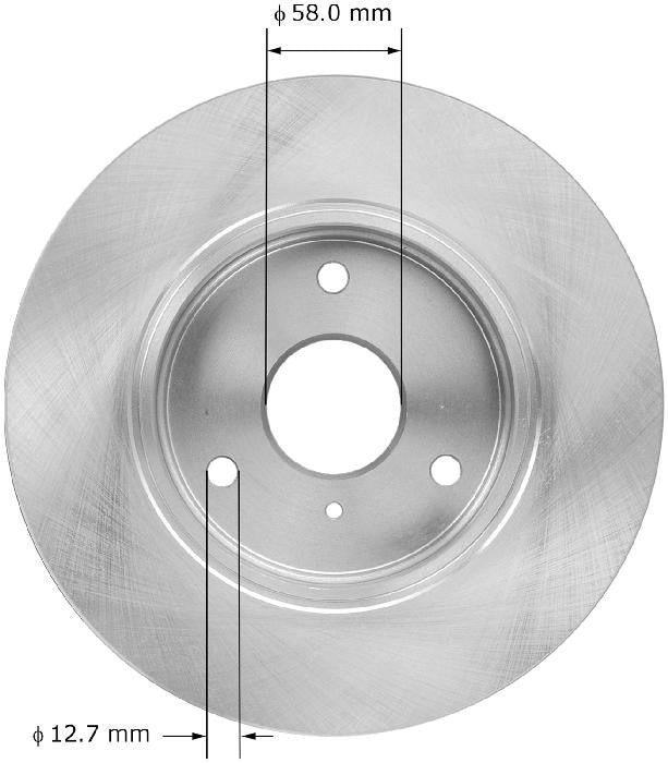 BENDIX PREMIUM DRUM AND ROTOR Disc Brake Rotor PRT5987