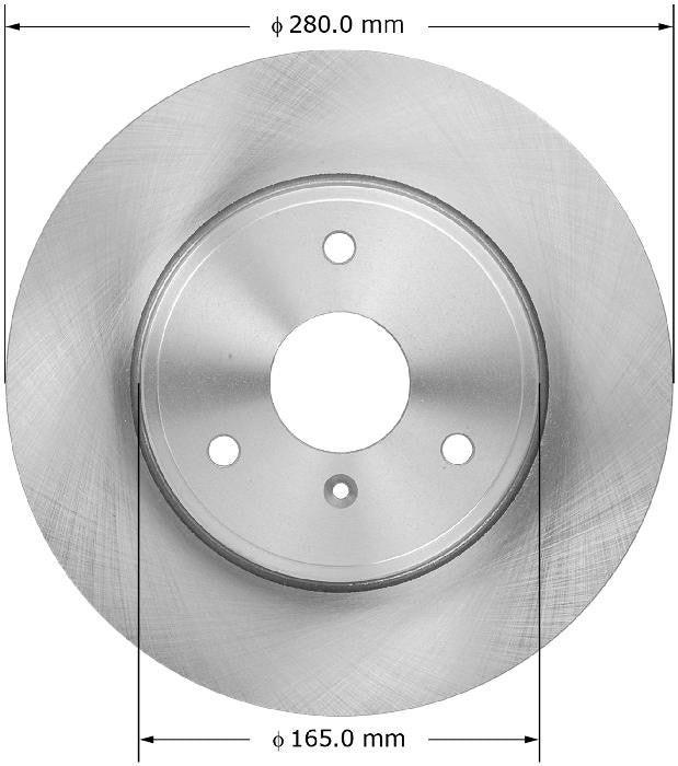 BENDIX PREMIUM DRUM AND ROTOR Disc Brake Rotor PRT5987