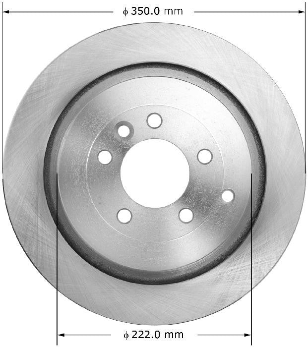 BENDIX PREMIUM DRUM AND ROTOR Disc Brake Rotor PRT5989