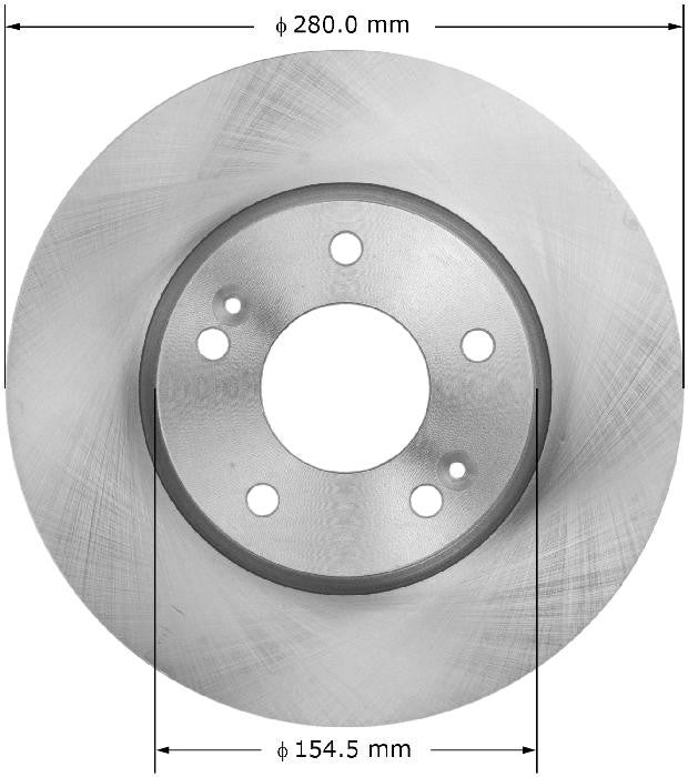 BENDIX PREMIUM DRUM AND ROTOR Disc Brake Rotor PRT5991