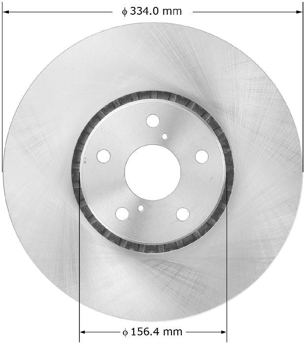 BENDIX PREMIUM DRUM AND ROTOR Disc Brake Rotor PRT5992