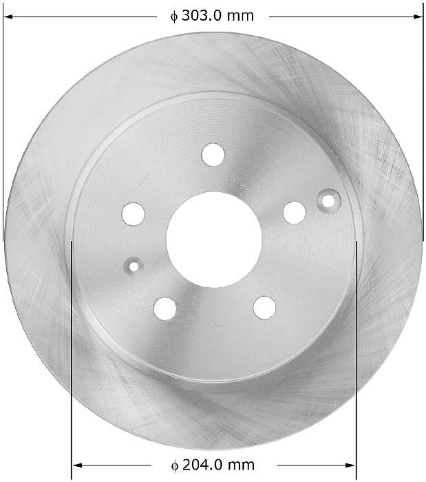 BENDIX PREMIUM DRUM AND ROTOR Disc Brake Rotor PRT5996