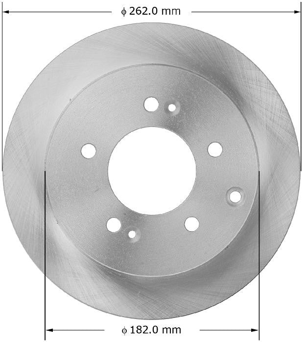 BENDIX PREMIUM DRUM AND ROTOR Disc Brake Rotor PRT5998