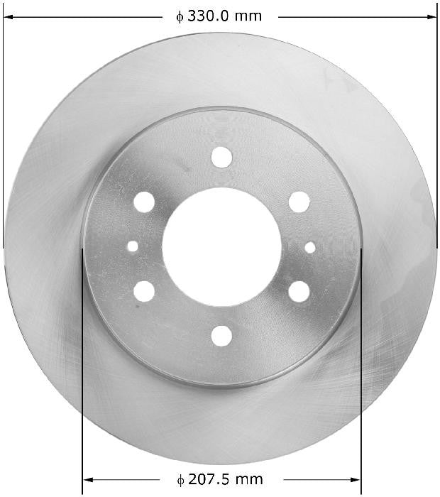 BENDIX PREMIUM DRUM AND ROTOR Disc Brake Rotor PRT6000