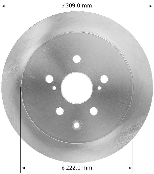 BENDIX PREMIUM DRUM AND ROTOR Disc Brake Rotor PRT6001