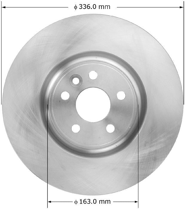 BENDIX PREMIUM DRUM AND ROTOR Disc Brake Rotor PRT6005