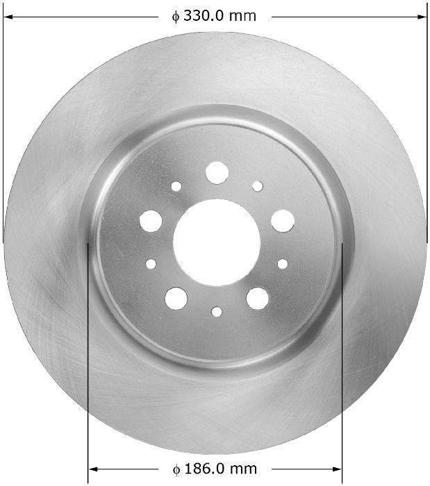 BENDIX PREMIUM DRUM AND ROTOR Disc Brake Rotor PRT6008