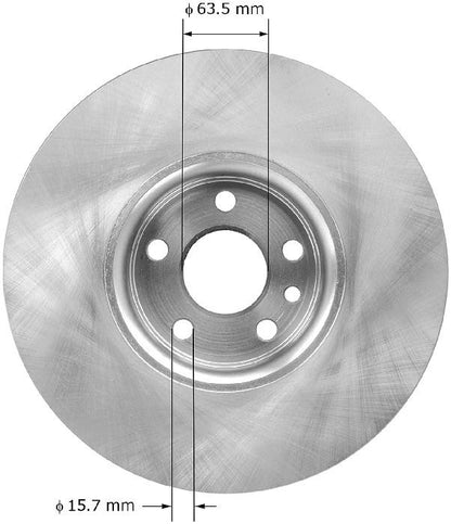 BENDIX PREMIUM DRUM AND ROTOR Disc Brake Rotor PRT6009
