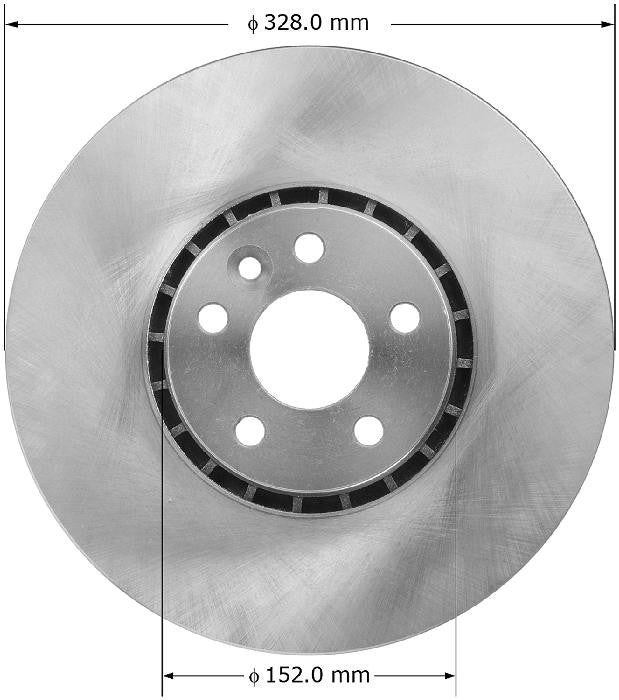 BENDIX PREMIUM DRUM AND ROTOR Disc Brake Rotor PRT6009