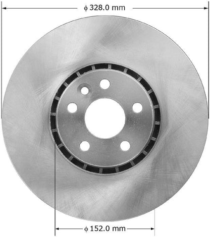 BENDIX PREMIUM DRUM AND ROTOR Disc Brake Rotor PRT6009