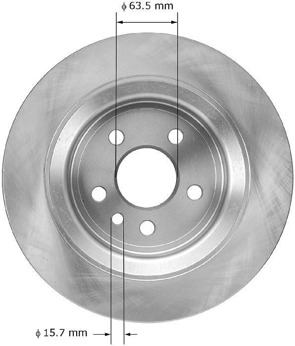 BENDIX PREMIUM DRUM AND ROTOR Disc Brake Rotor PRT6010