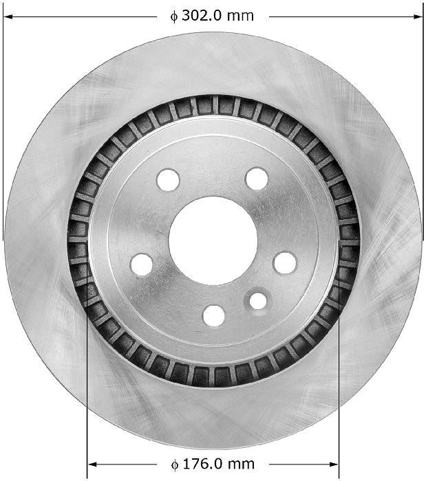 BENDIX PREMIUM DRUM AND ROTOR Disc Brake Rotor PRT6010