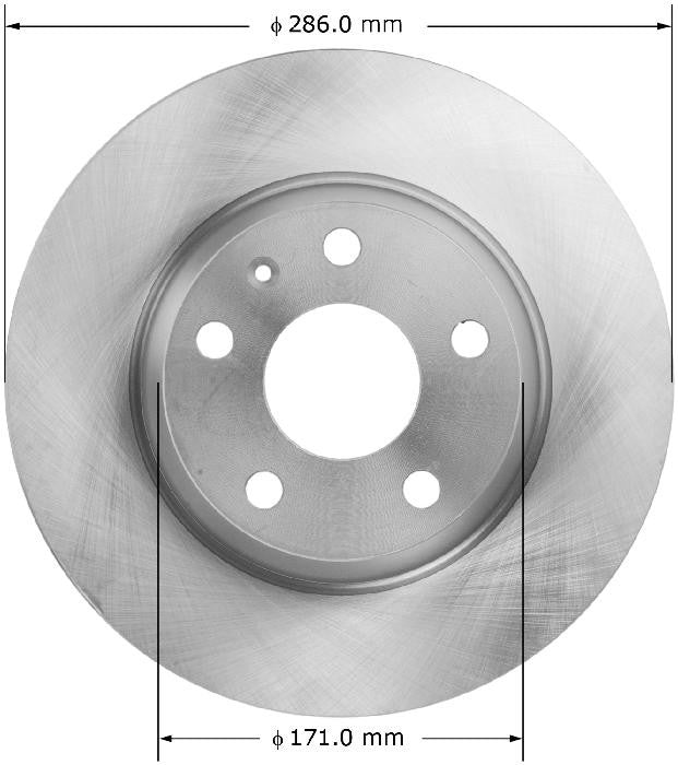 BENDIX PREMIUM DRUM AND ROTOR Disc Brake Rotor PRT6014