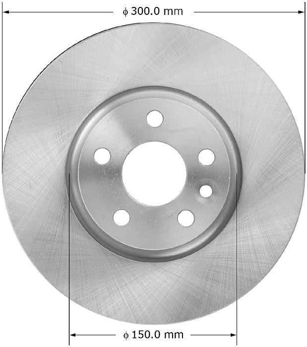 BENDIX PREMIUM DRUM AND ROTOR Disc Brake Rotor PRT6015