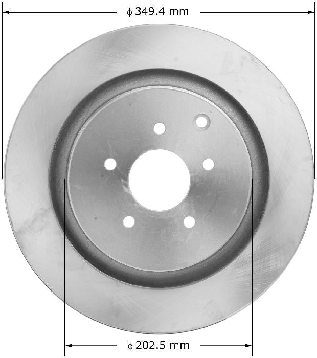 BENDIX PREMIUM DRUM AND ROTOR Disc Brake Rotor PRT6016