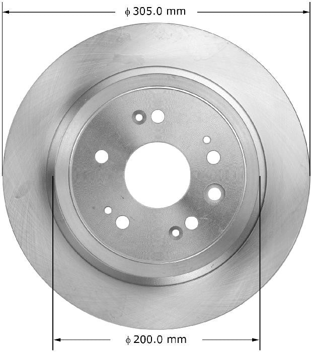 BENDIX PREMIUM DRUM AND ROTOR Disc Brake Rotor PRT6017