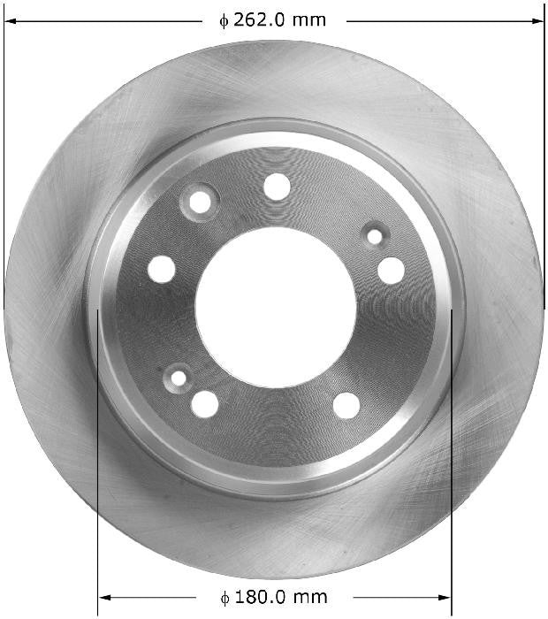 BENDIX PREMIUM DRUM AND ROTOR Disc Brake Rotor PRT6019