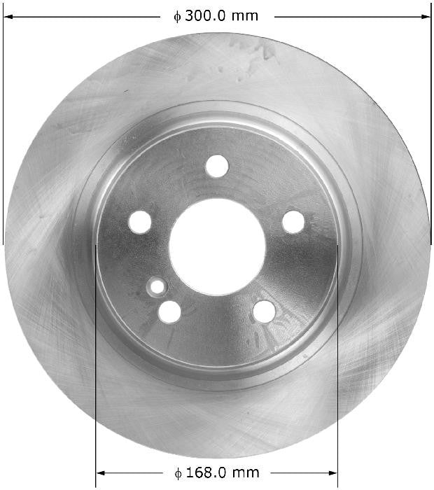 BENDIX PREMIUM DRUM AND ROTOR Disc Brake Rotor PRT6021