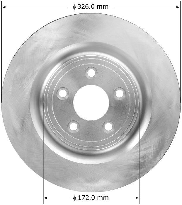 BENDIX PREMIUM DRUM AND ROTOR Disc Brake Rotor PRT6022