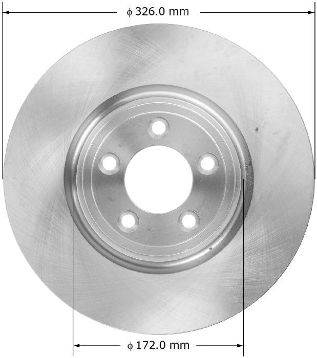 BENDIX PREMIUM DRUM AND ROTOR Disc Brake Rotor PRT6023