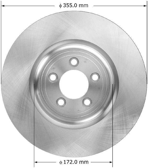 BENDIX PREMIUM DRUM AND ROTOR Disc Brake Rotor PRT6026