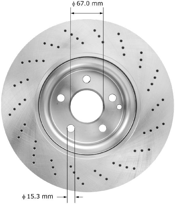 BENDIX PREMIUM DRUM AND ROTOR Disc Brake Rotor PRT6029