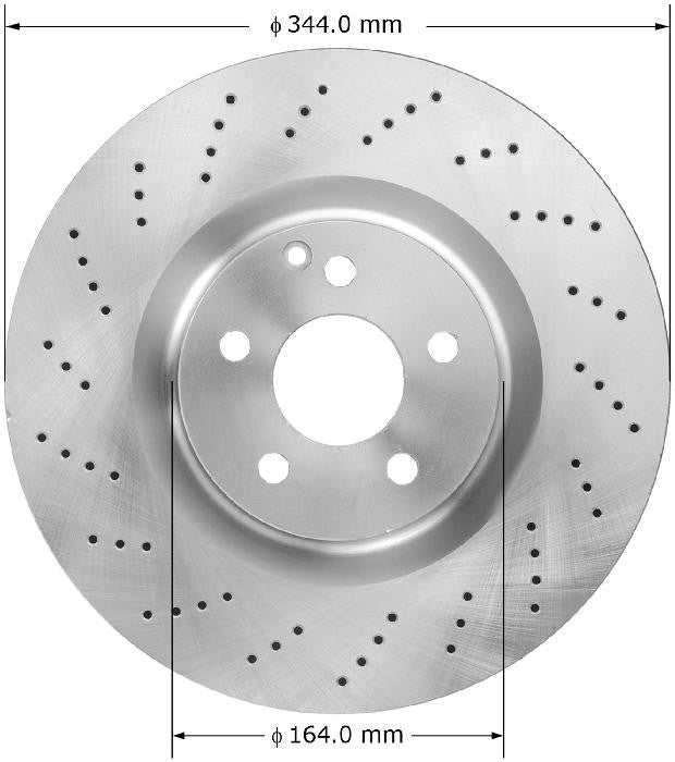 BENDIX PREMIUM DRUM AND ROTOR Disc Brake Rotor PRT6029