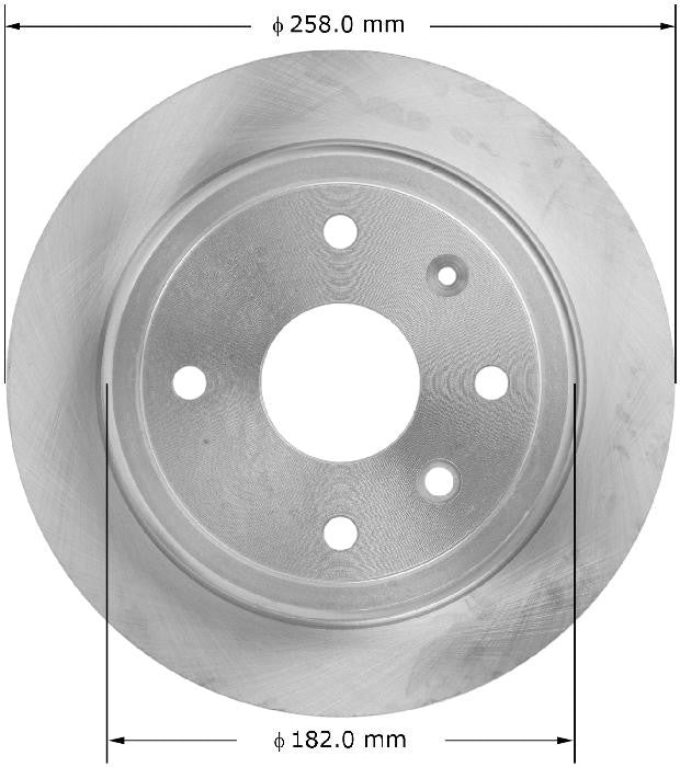 BENDIX PREMIUM DRUM AND ROTOR Disc Brake Rotor PRT6032