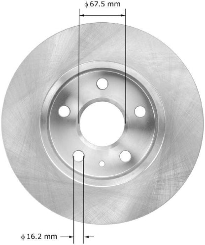 BENDIX PREMIUM DRUM AND ROTOR Disc Brake Rotor PRT6033