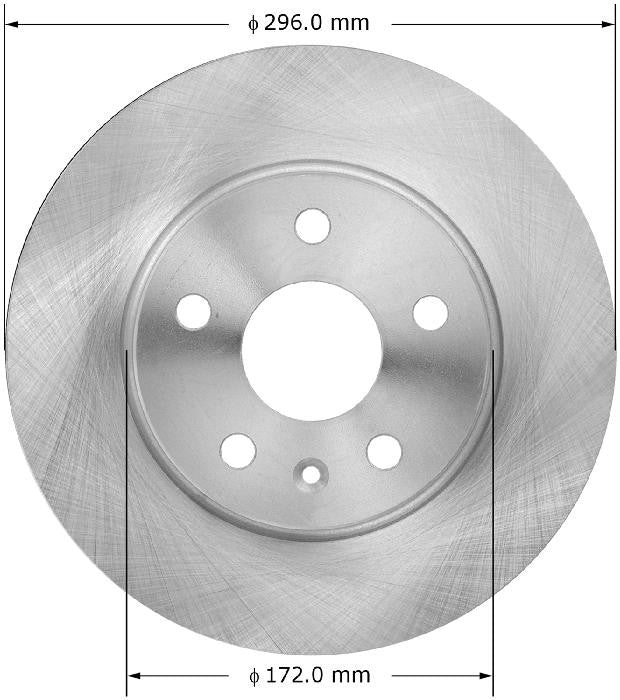 BENDIX PREMIUM DRUM AND ROTOR Disc Brake Rotor PRT6033