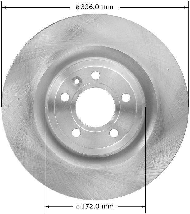 BENDIX PREMIUM DRUM AND ROTOR Disc Brake Rotor PRT6035