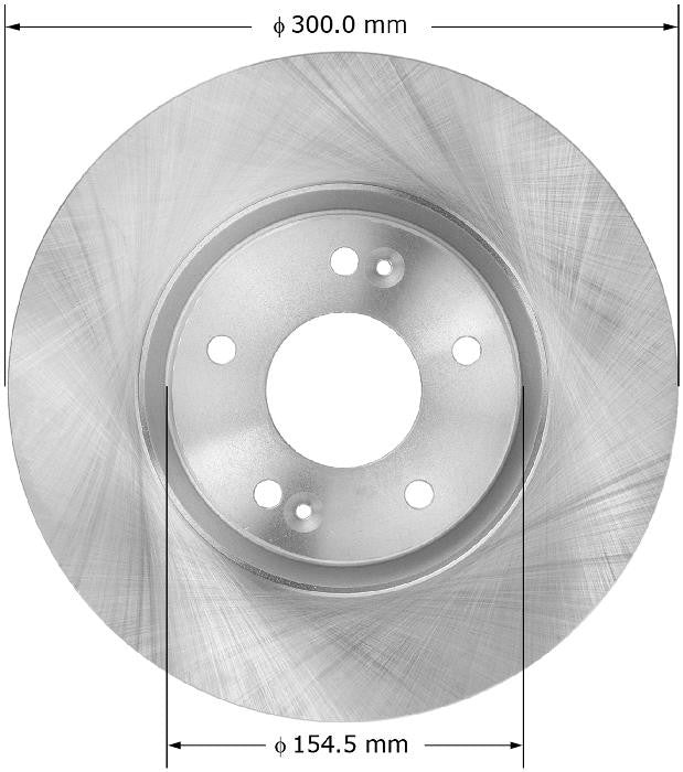 BENDIX PREMIUM DRUM AND ROTOR Disc Brake Rotor PRT6036