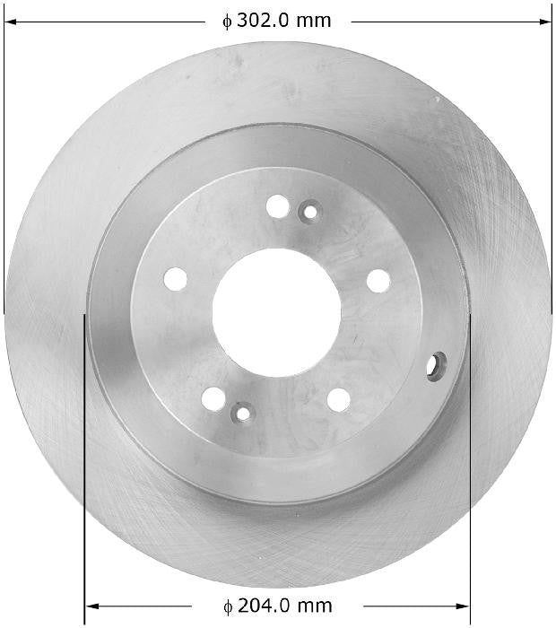 BENDIX PREMIUM DRUM AND ROTOR Disc Brake Rotor PRT6037