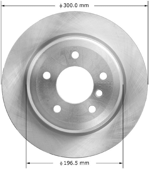 BENDIX PREMIUM DRUM AND ROTOR Disc Brake Rotor PRT6042