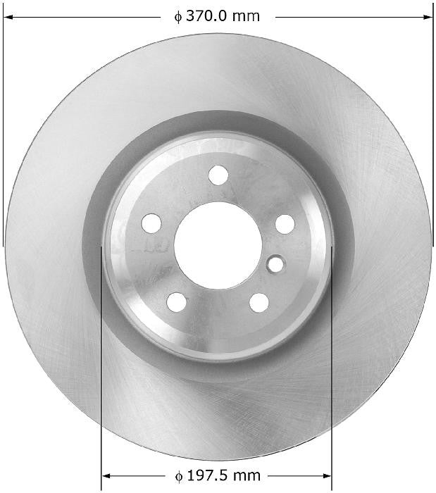 BENDIX PREMIUM DRUM AND ROTOR Disc Brake Rotor PRT6048