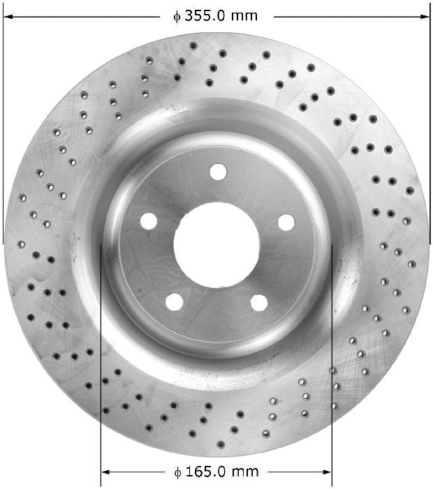 BENDIX PREMIUM DRUM AND ROTOR Disc Brake Rotor PRT6050