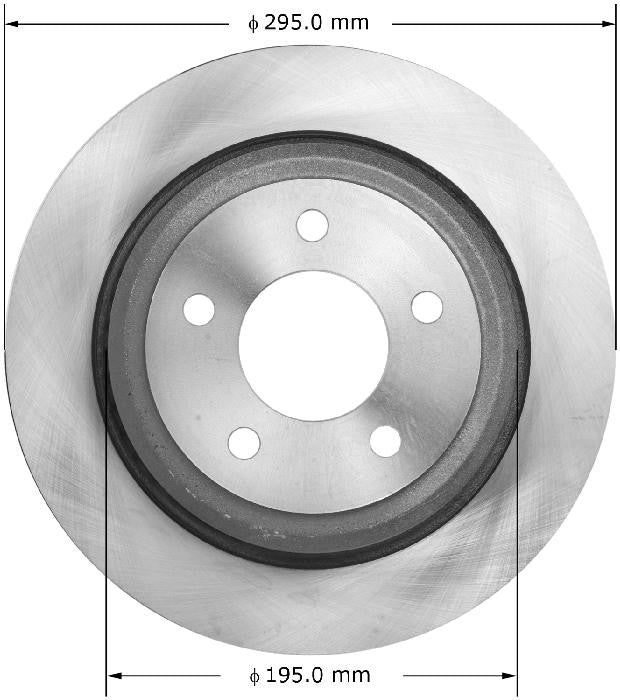 BENDIX PREMIUM DRUM AND ROTOR Disc Brake Rotor PRT6052