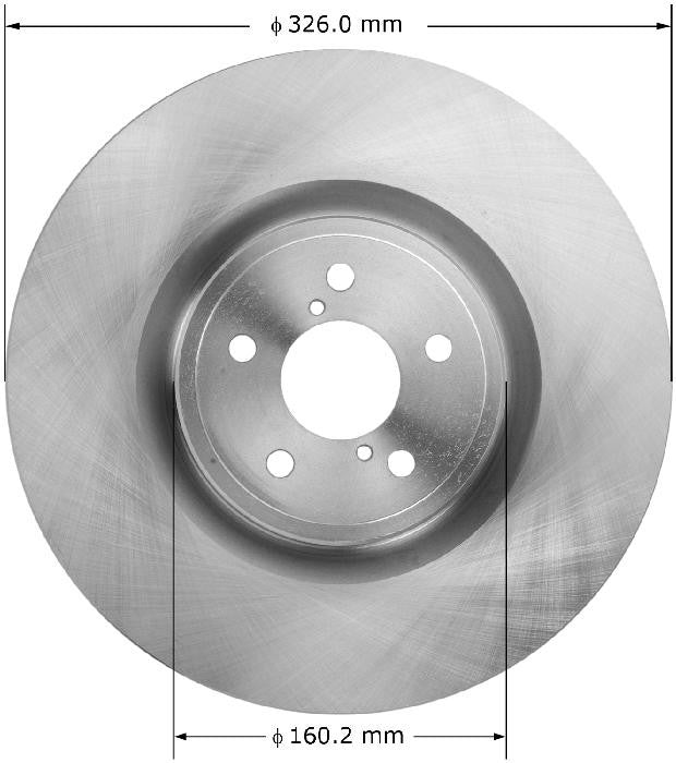 BENDIX PREMIUM DRUM AND ROTOR Disc Brake Rotor PRT6056