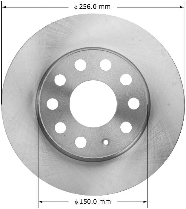 BENDIX PREMIUM DRUM AND ROTOR Disc Brake Rotor PRT6058