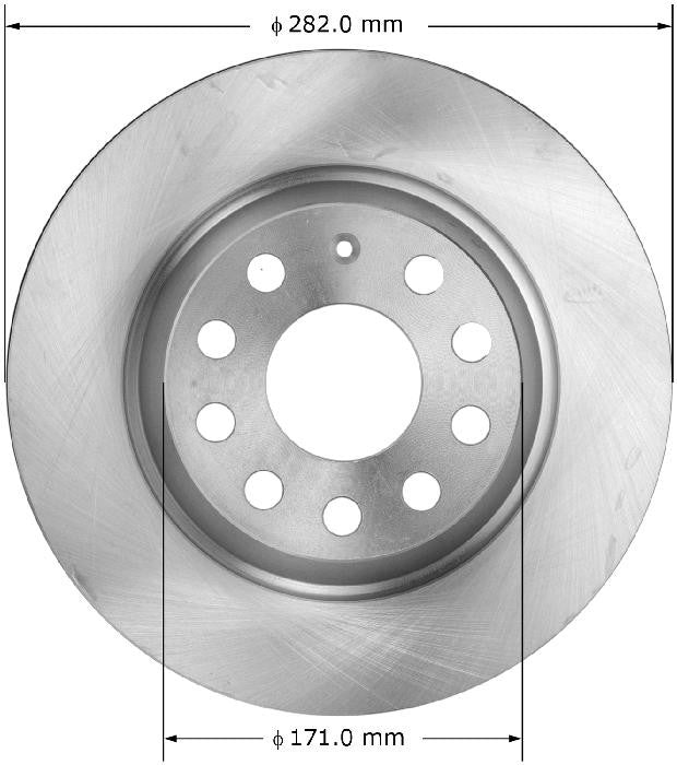 BENDIX PREMIUM DRUM AND ROTOR Disc Brake Rotor PRT6059