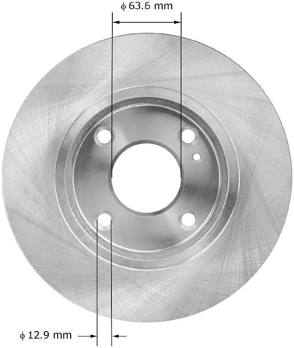 BENDIX PREMIUM DRUM AND ROTOR Disc Brake Rotor PRT6061