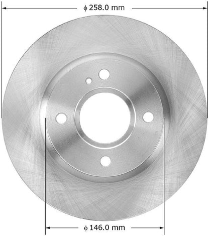 BENDIX PREMIUM DRUM AND ROTOR Disc Brake Rotor PRT6061
