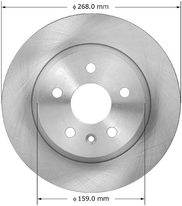 BENDIX PREMIUM DRUM AND ROTOR Disc Brake Rotor PRT6062