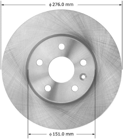 BENDIX PREMIUM DRUM AND ROTOR Disc Brake Rotor PRT6063