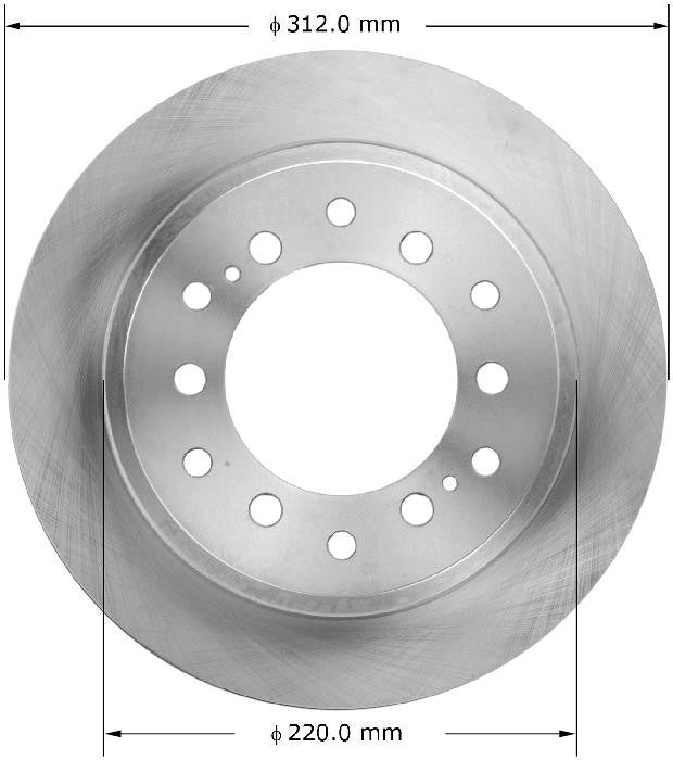 BENDIX PREMIUM DRUM AND ROTOR Disc Brake Rotor PRT6067