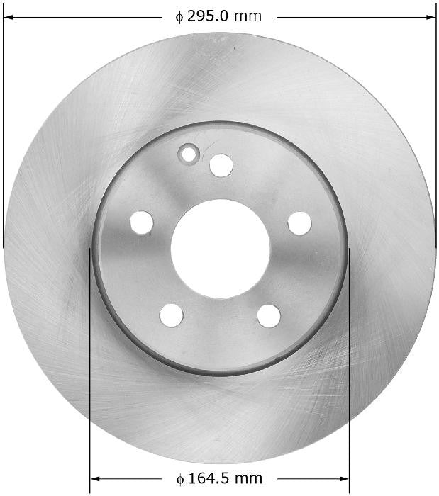 BENDIX PREMIUM DRUM AND ROTOR Disc Brake Rotor PRT6072